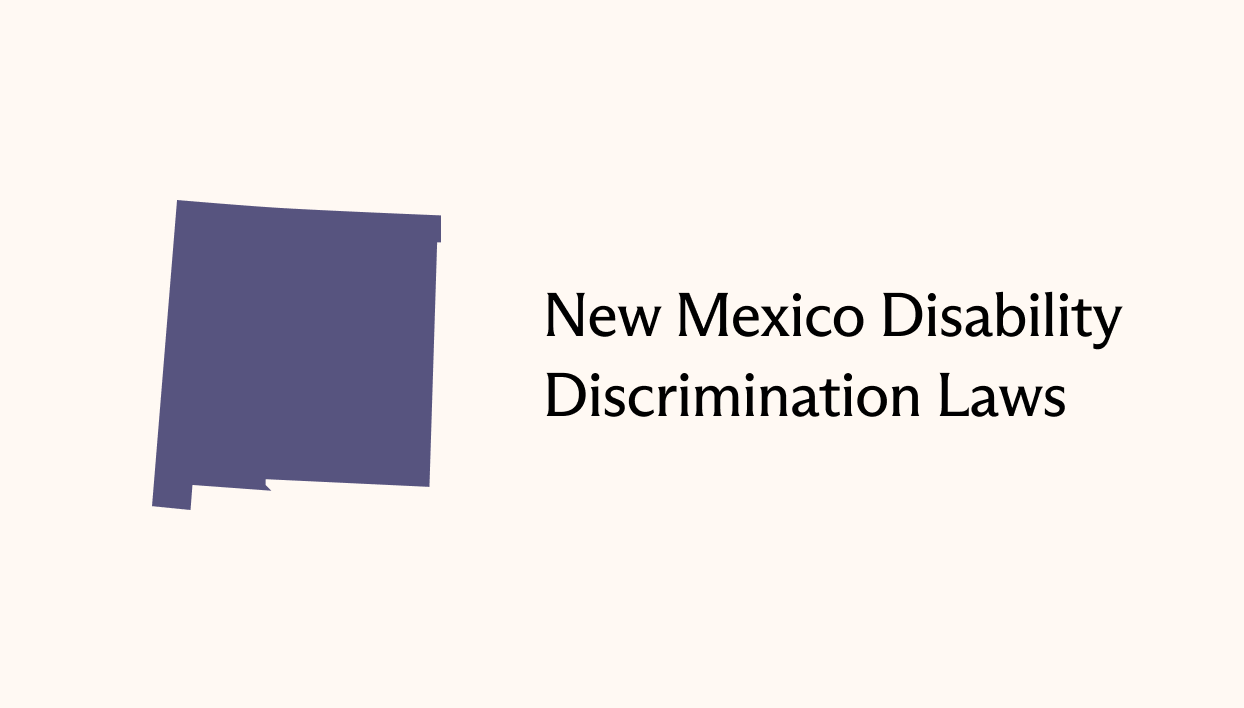 New Mexico Disability Discrimination Laws Disclo Resource